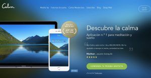 aplicaciones para meditar Calm